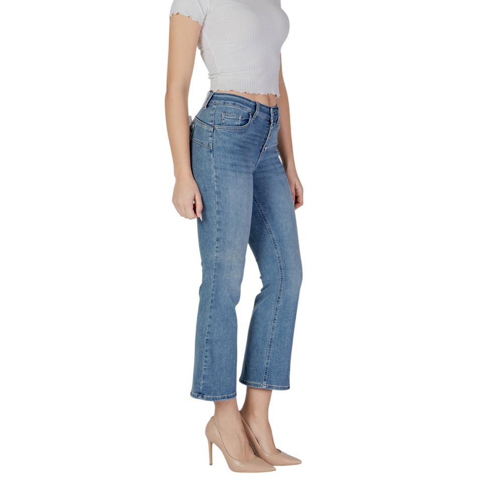 Vaqueros bootcut de algodón azul Liu Jo