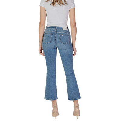 Vaqueros bootcut de algodón azul Liu Jo