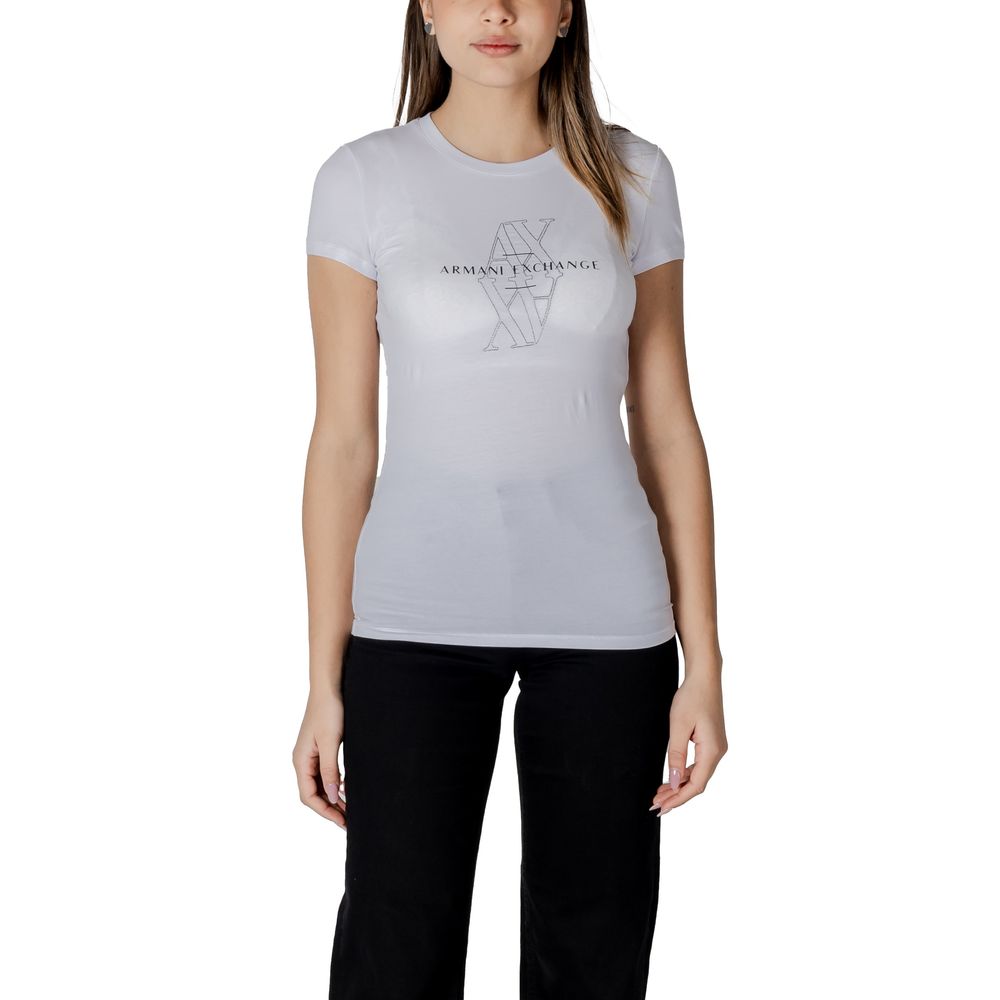 Camiseta Blanca de Algodón Armani Exchange