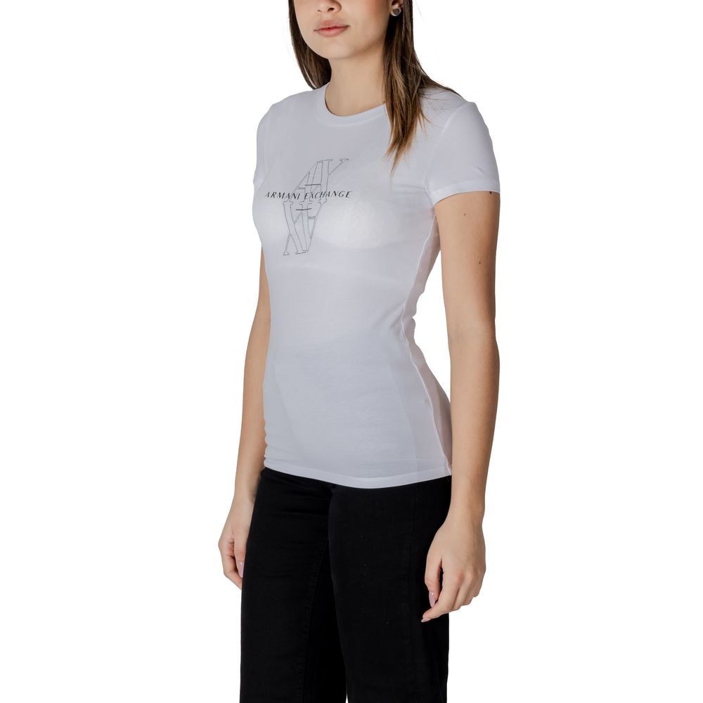 Camiseta Blanca de Algodón Armani Exchange