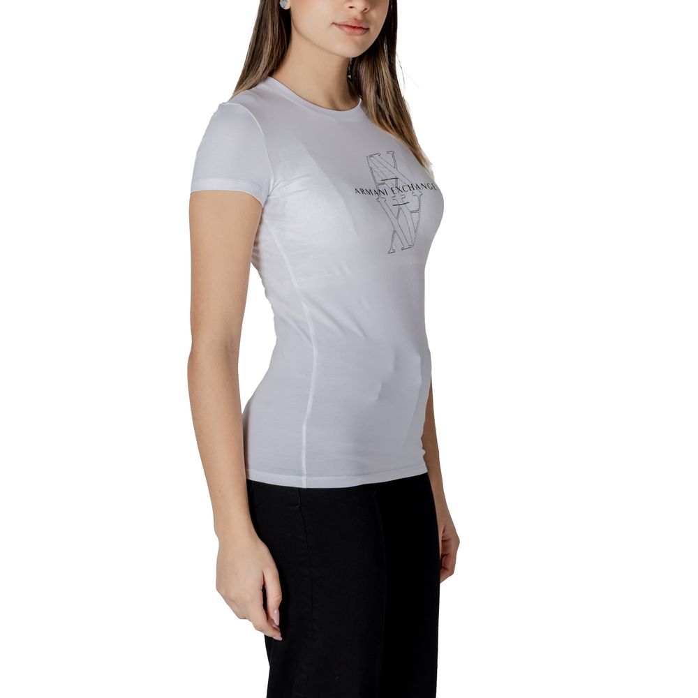 Camiseta Blanca de Algodón Armani Exchange