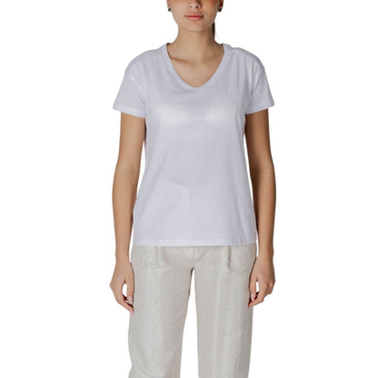 Camiseta Blanca de Algodón Armani Exchange