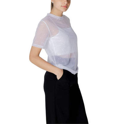 Camiseta blanca de poliamida Armani Exchange