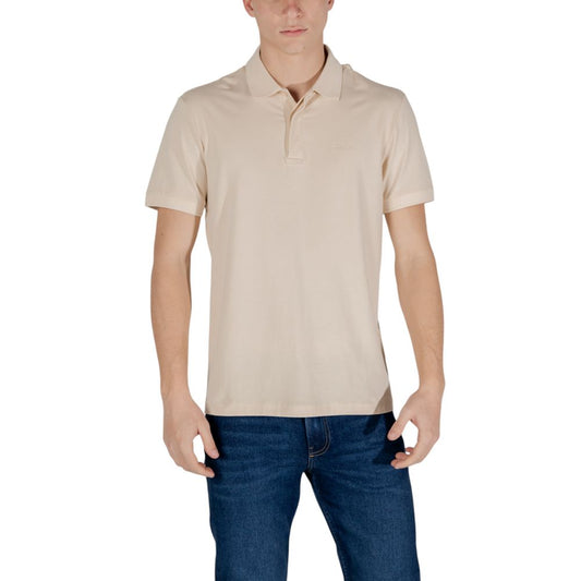 Polo EA7 Emporio Armani de algodón beige