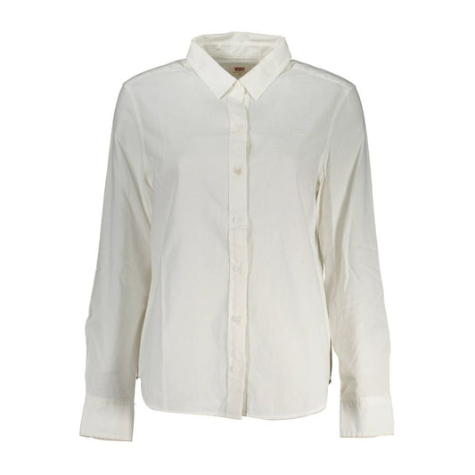 Camisa de algodón Levi's Bianco para mujer