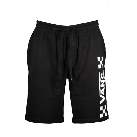Vans Pantalón de Chándal de Algodón Negro para Hombre