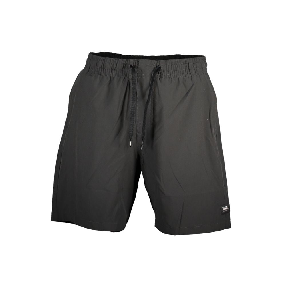 Pantalones de chándal de poliéster negros para hombre Vans