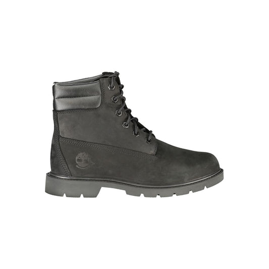 Botín de cuero negro para mujer Timberland