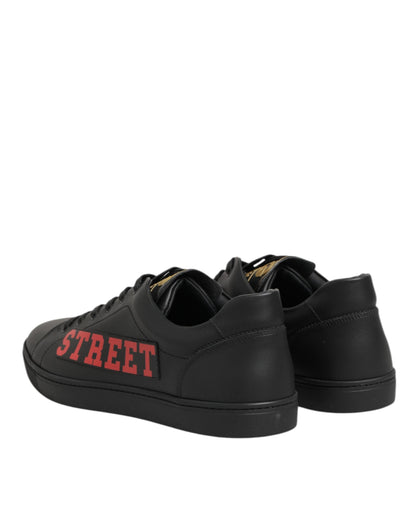 Chaussures Baskets Homme Dolce & Gabbana Black Street Life Low Top