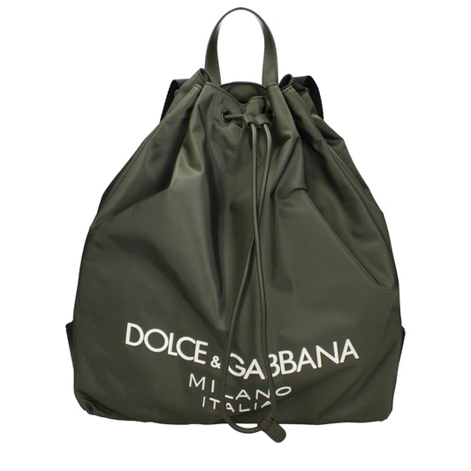 Mochila Dolce & Gabbana de nailon verde
