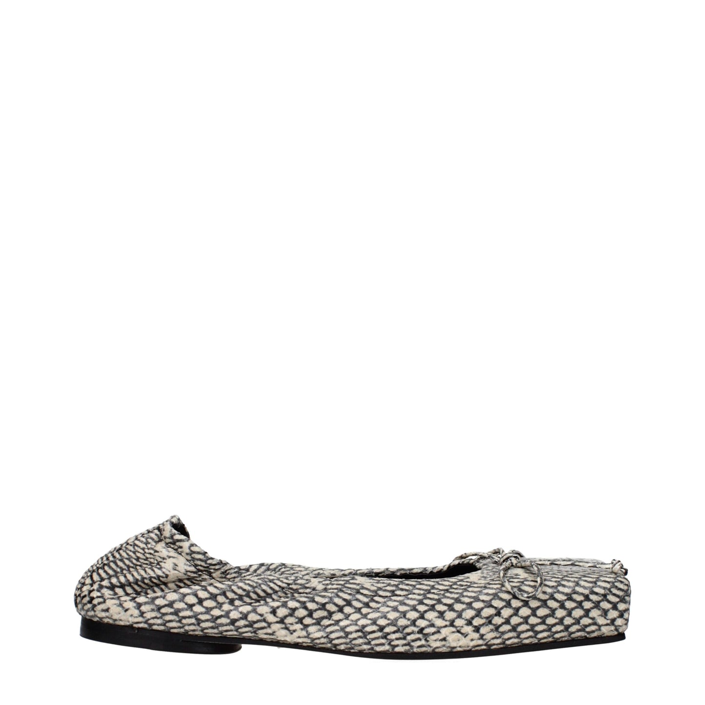 Jacquemus Zapatillas de Ballet de Cuero Beige