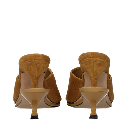Sandalias Jacquemus de cuero marrón con tacón de aguja