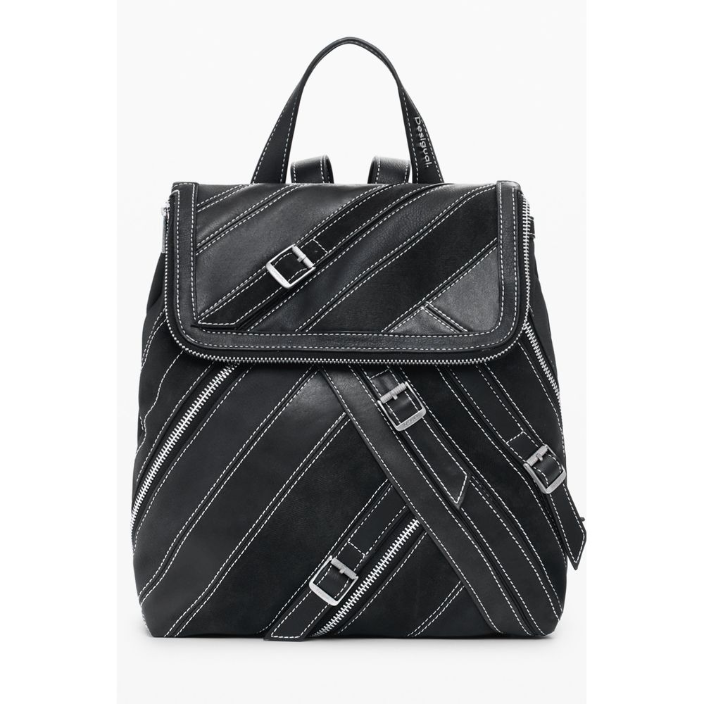 Sac à dos pour femme Desigual noir en polyuréthane
