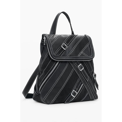 Sac à dos pour femme Desigual noir en polyuréthane
