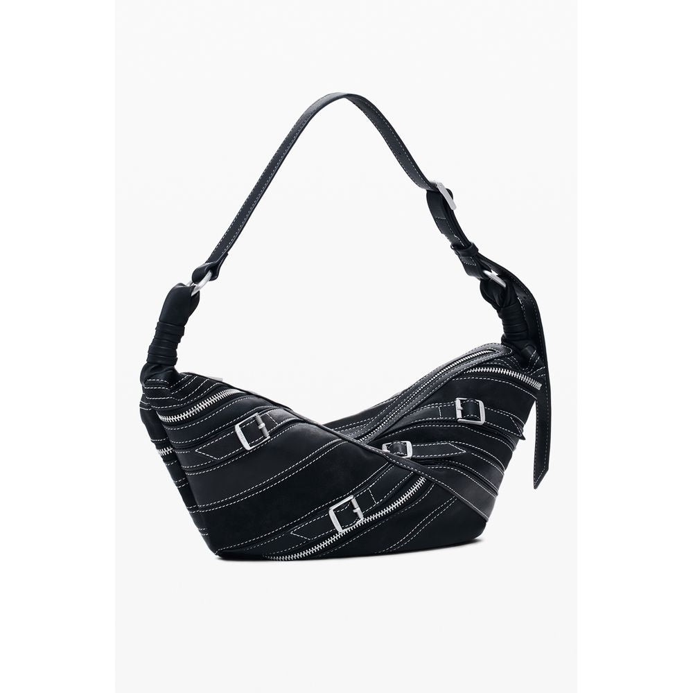 Sac à bandoulière pour femme Desigual Nero en polyuréthane