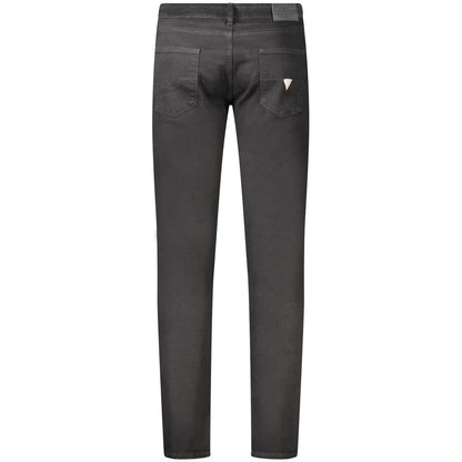 Guess Jeans Nero Algodón Jean Pitillo de Hombre