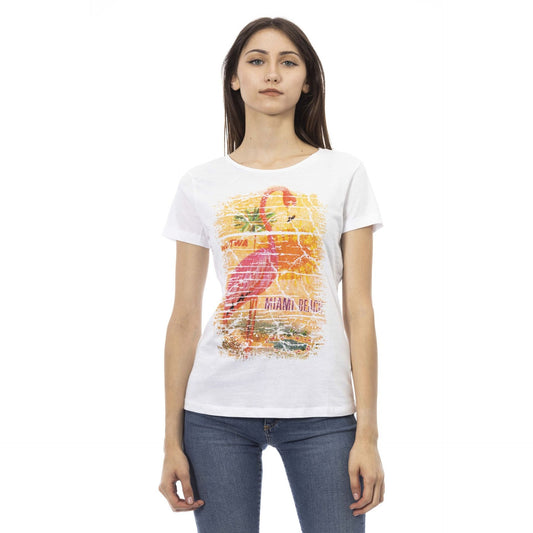Women's Trussardi Action T-shirt 90% cotton