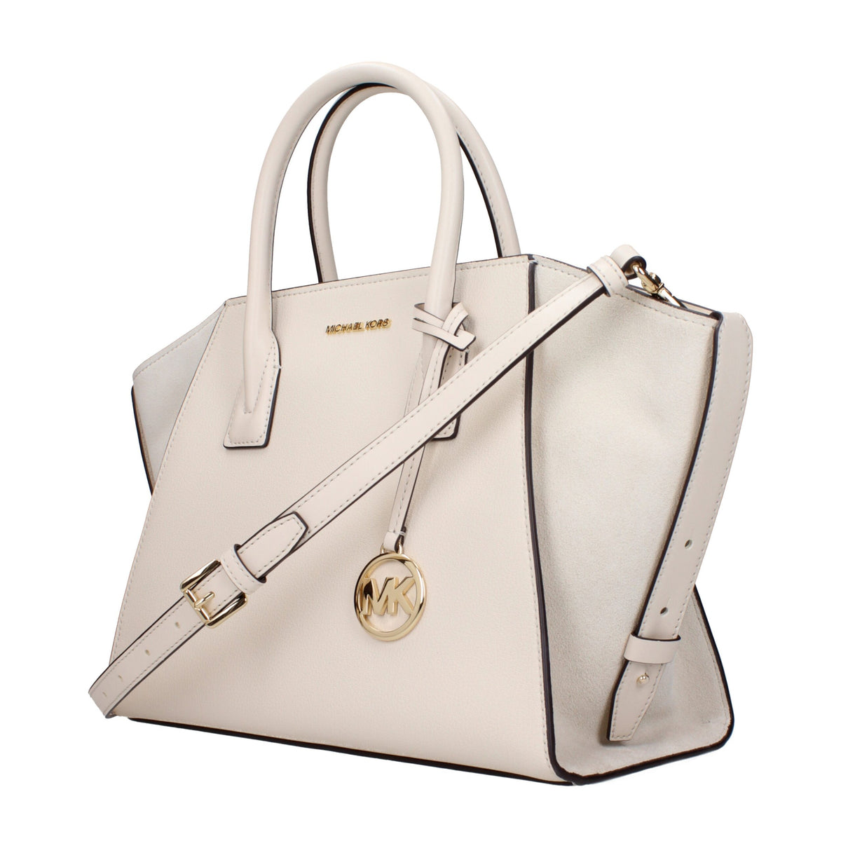 Sac à main Michael Kors en cuir beige
