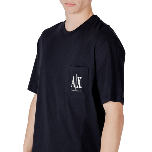 Armani Exchange Vêtements Sportifs En Coton Bleu