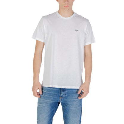 Camiseta de algodón blanca de Emporio Armani Underwear