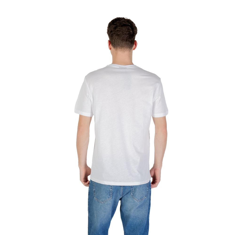 Camiseta de algodón blanca de Emporio Armani Underwear