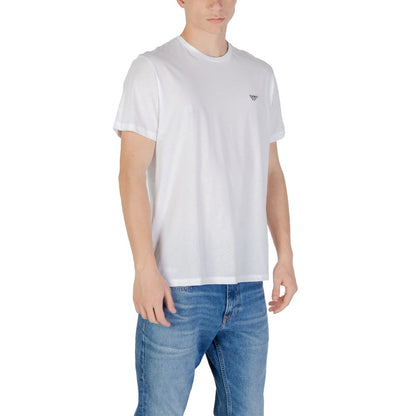 Camiseta de algodón blanca de Emporio Armani Underwear