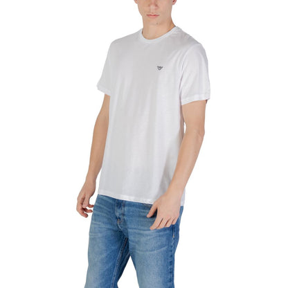 Camiseta de algodón blanca de Emporio Armani Underwear