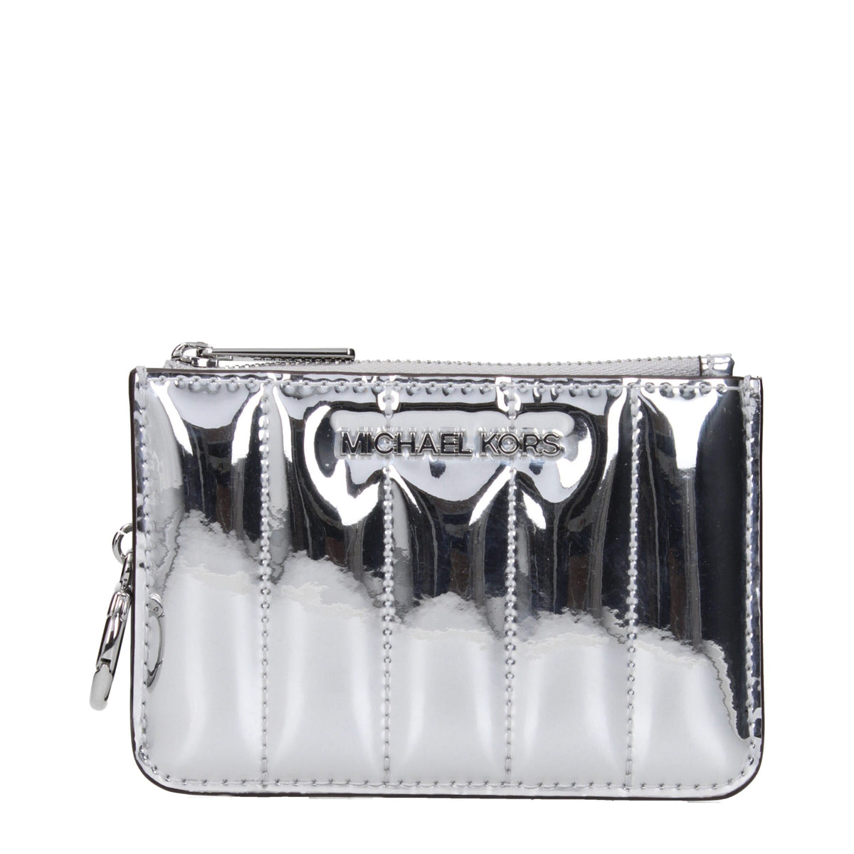 Portefeuille Michael Kors en cuir gris
