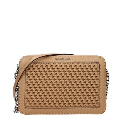 Bolso bandolera Michael Kors de cuero marrón