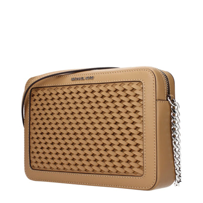 Bolso bandolera Michael Kors de cuero marrón