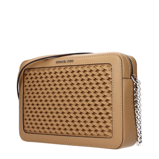 Bolso bandolera Michael Kors de cuero marrón