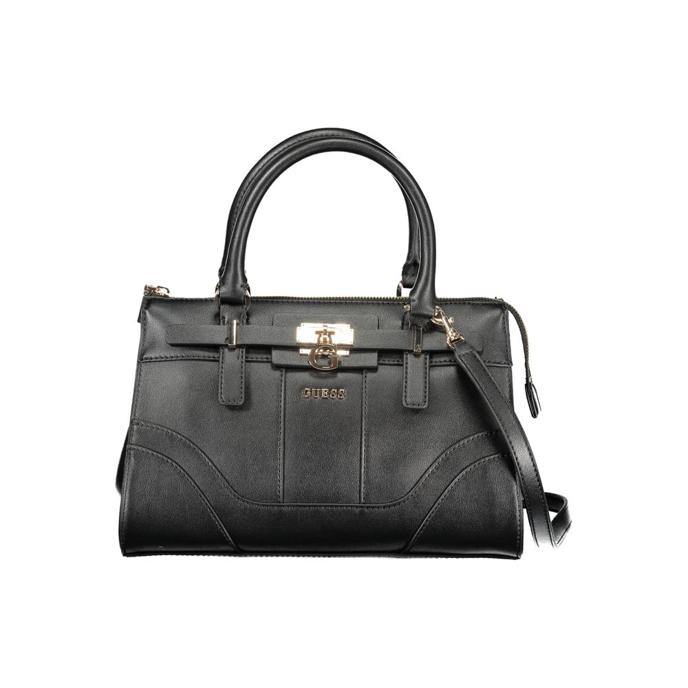 Guess Jeans Black Polyurethane Women's Handbag