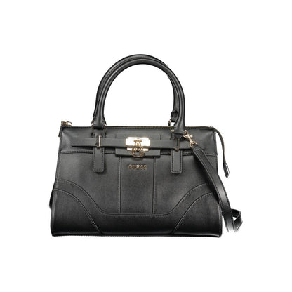 Guess Jeans Black Polyurethane Women's Handbag