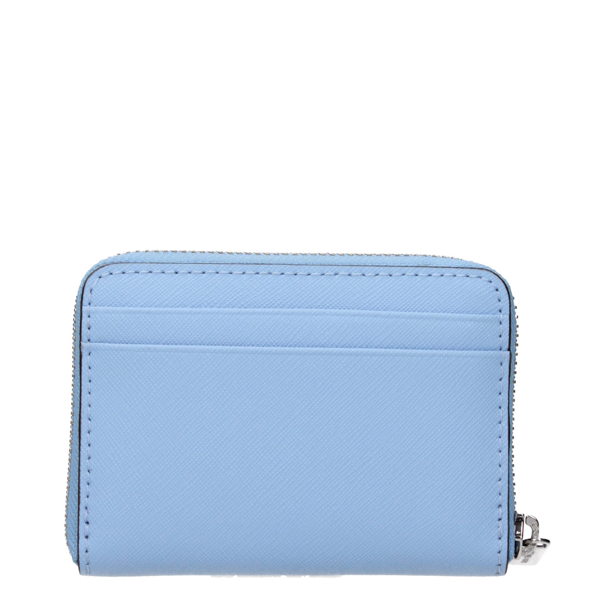 Porte-cartes en cuir bleu clair Michael Kors