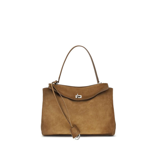 Bolso de hombro Balenciaga Bos Taurus de piel de becerro marrón