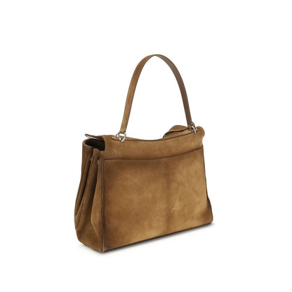 Bolso de hombro Balenciaga Bos Taurus de piel de becerro marrón