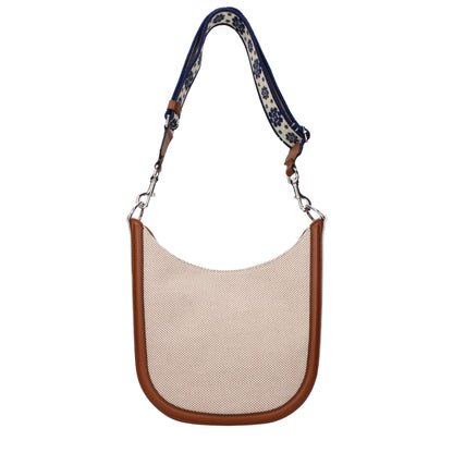 Valentino Garavani Sac bandoulière en toile beige