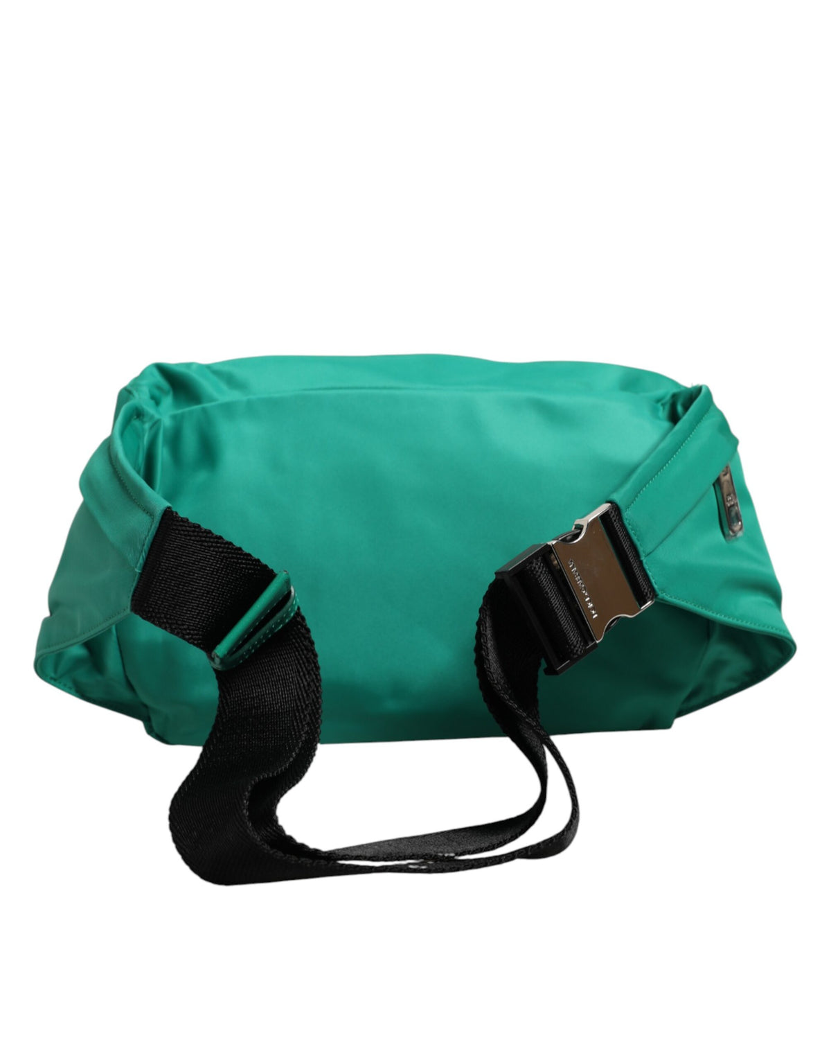 Sac banane Dolce & Gabbana en nylon vert avec plaque logo, sac à ceinture pour homme