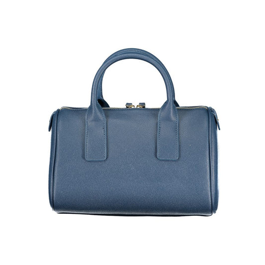 Bolso de mujer de poliuretano azul Mario Valentino