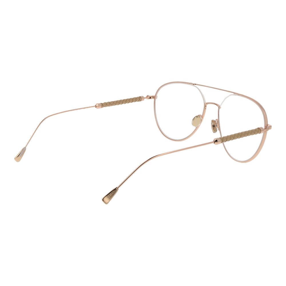Lunettes en métal or rose Tod's (Monture)