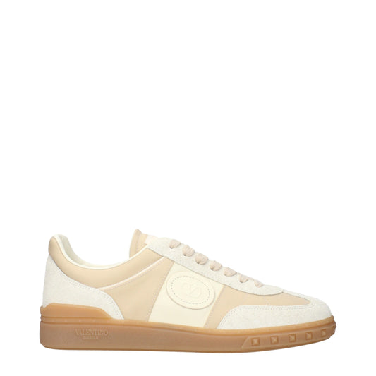 Zapatillas bajas de tela beige Valentino Garavani