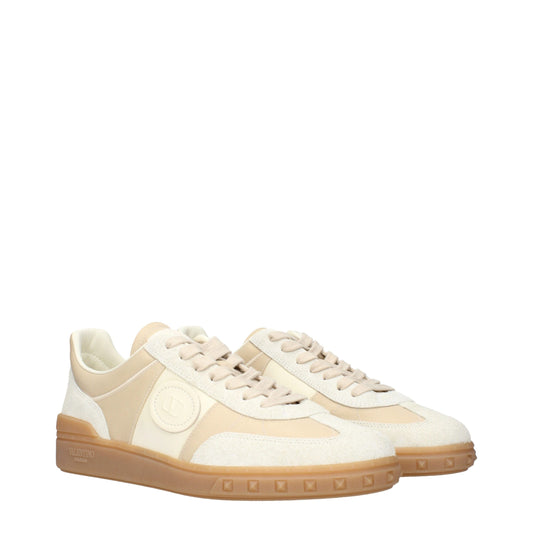 Zapatillas bajas de tela beige Valentino Garavani