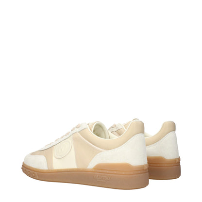 Baskets basses en tissu beige Valentino Garavani