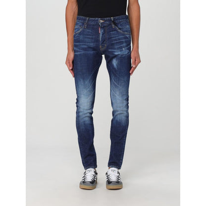 Jean Dsquared² en coton bleu avec coupe skinny