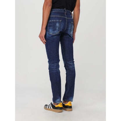 Jean Dsquared² en coton bleu avec coupe skinny