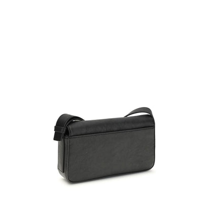 Sac à bandoulière Alexander Wang en cuir de veau noir