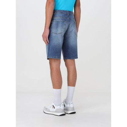 Hugo Boss Short en Jean Bleu pour un usage Quotidien