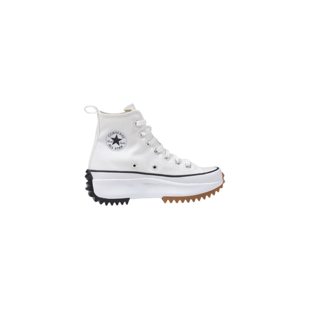 Zapatillas Converse de tela blanca de corte alto