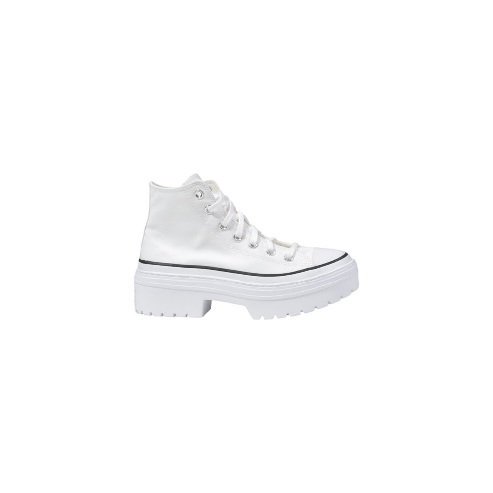 Zapatillas de tela gruesa blancas Converse