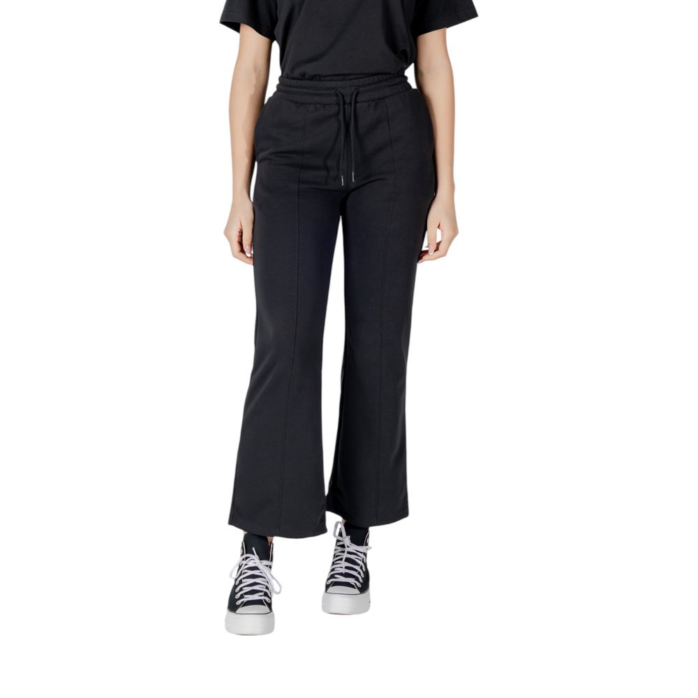 Pantalones deportivos Converse de algodón negro